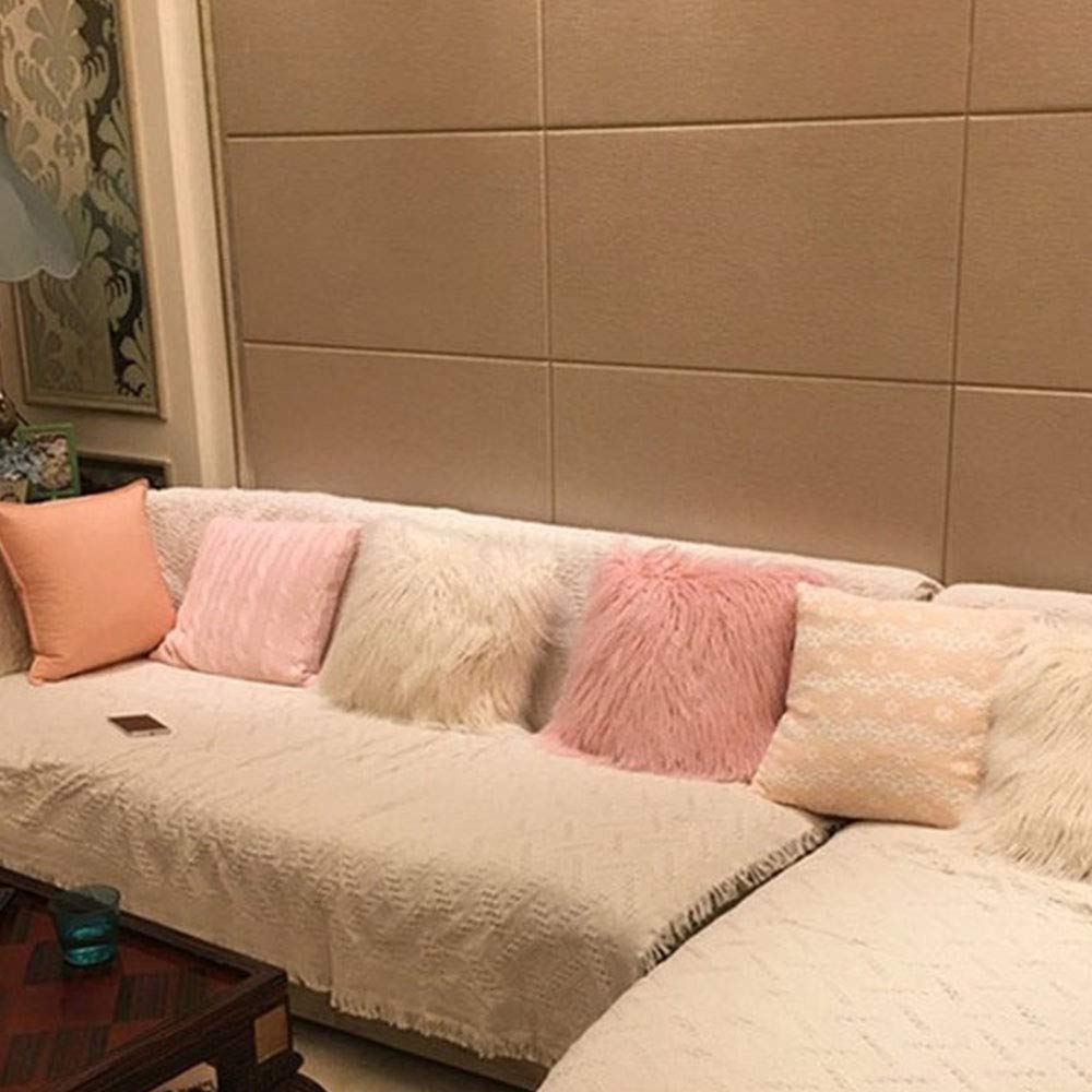 Coperta in cotone rustico, 228,6 x 248,9 cm, leggera, decorativa, per divano e divano, con frange accoglienti, ideale per decorare la casa, il soggiorno e l'uso all'aperto