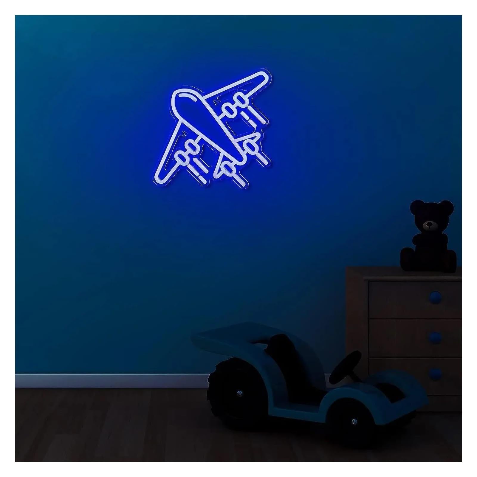 Insegna al neon Aereo per insegna al per neon per alimentazione per 29cm×38cm