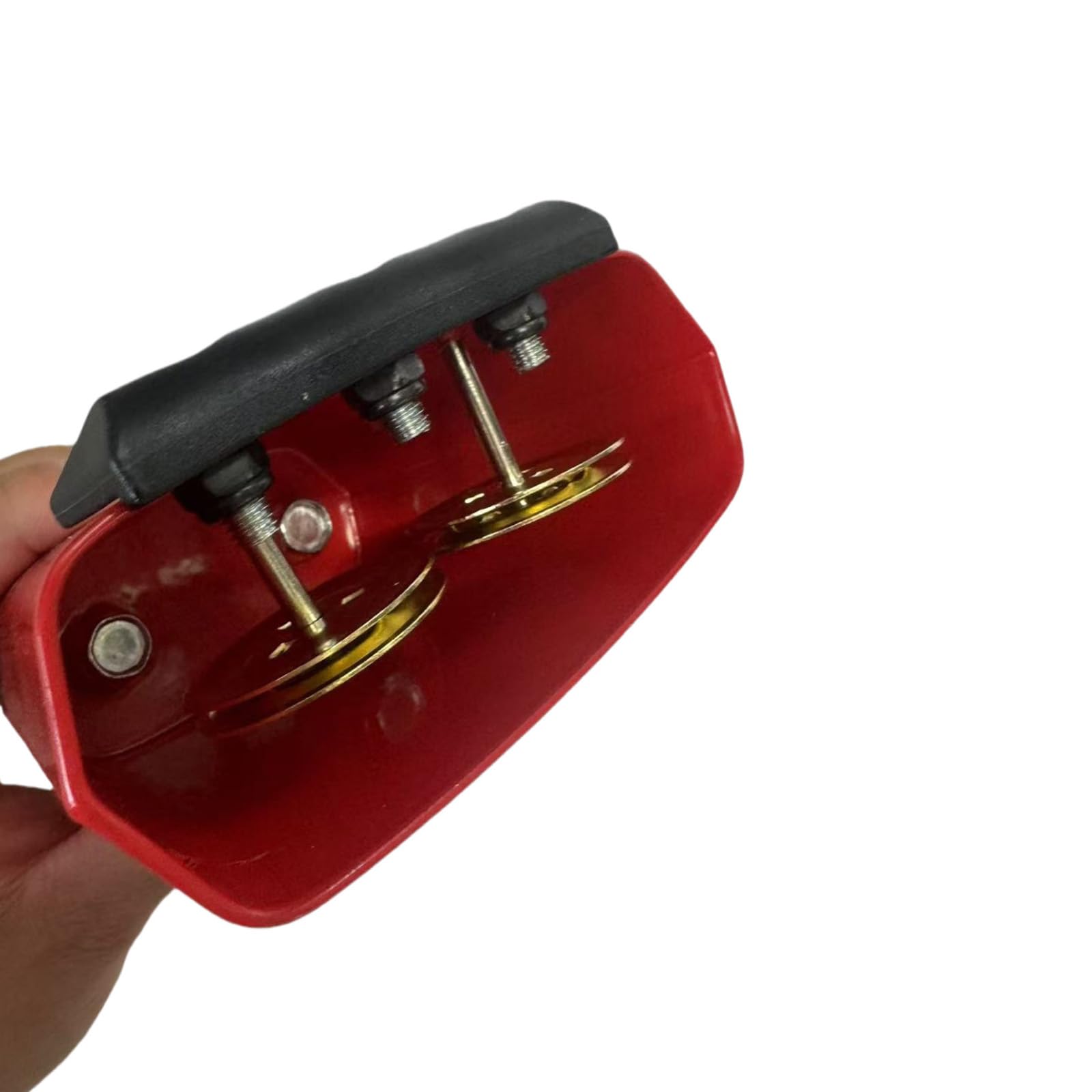 Campanaccio professionale da 10,2 cm con strisce mute, suono multiplo, percussioni, campanaccio per esercitazioni musicali e uso teatrale per eventi sportivi rock festivi