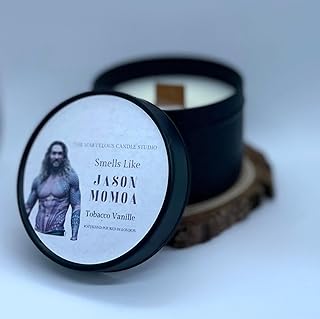Smells Like Jason Momoa | Pop Culture Gifts | Celebrity Candles | Vegan Candles| Funny Novelty Pop Culture Gift | Celebrity Candle | 4oz