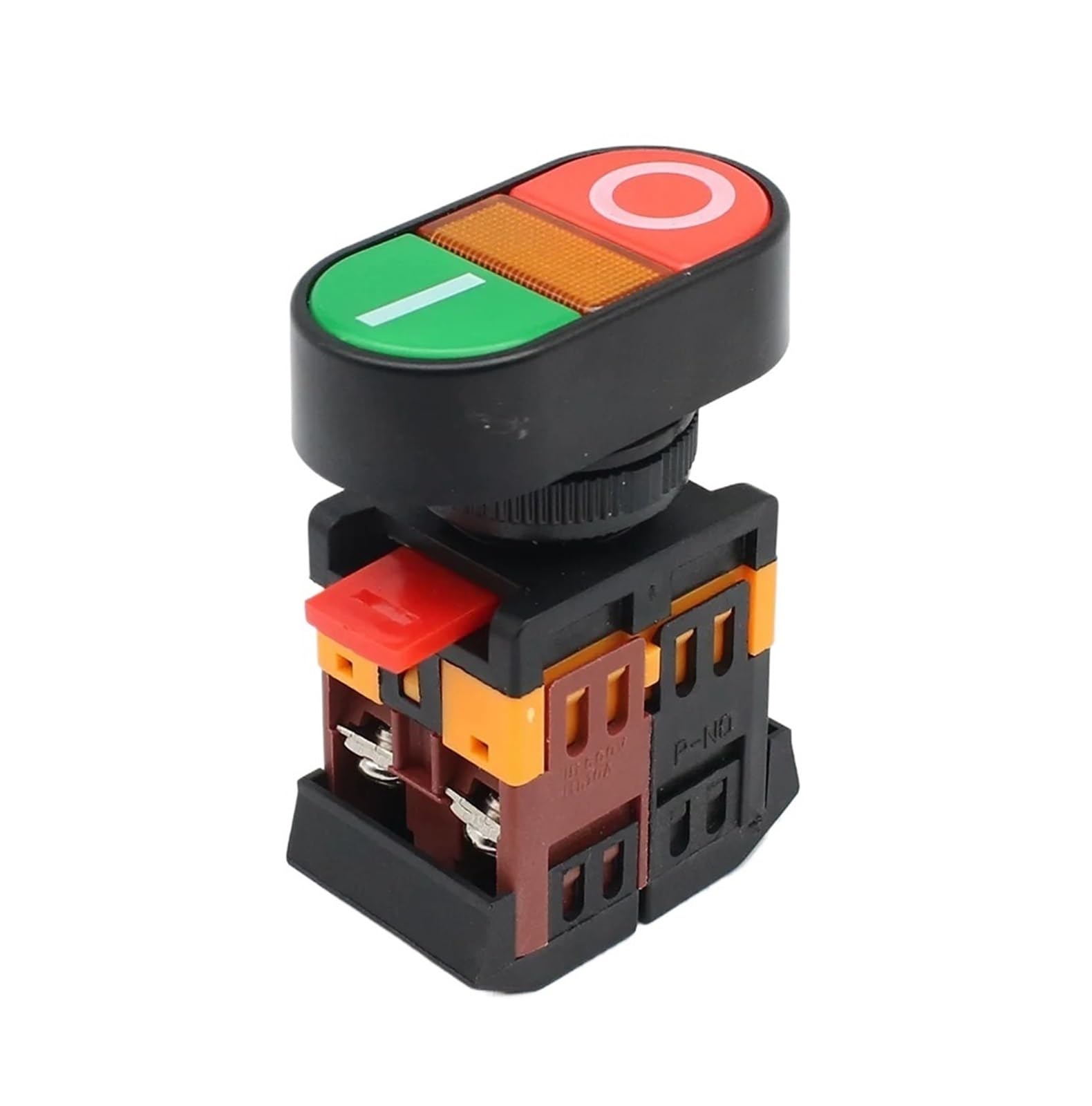 IDGTTLDF APBB-22-25N Self Reset Start-Stop Double Pushbuttons Switch NO NC with LED Lamp 22mm(220V)
