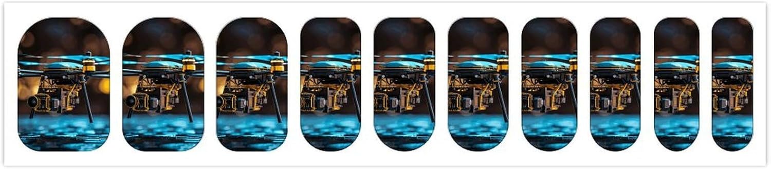 Nail Strips Bundle Full Wrap Long Lasting Nail Polish Strips Easy Application and Removal Salon Quality Self Adhesive Art Stickers for Women Gifts