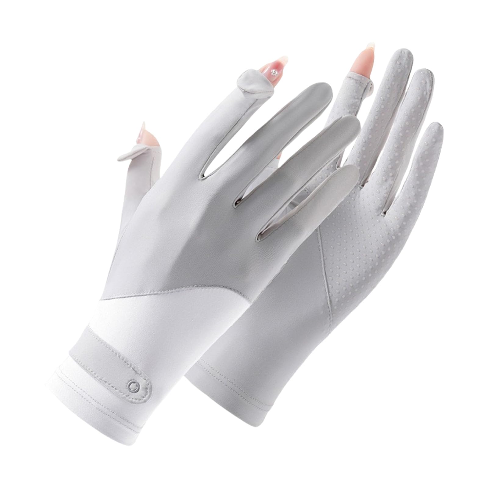 CRFFZ Nonslip Bicycles Riding Gloves Ice Silk Driving Cycling Gloves Light Weight Sun Protections Glove for Women Men Nonslip Ice Silk Bicycles Riding