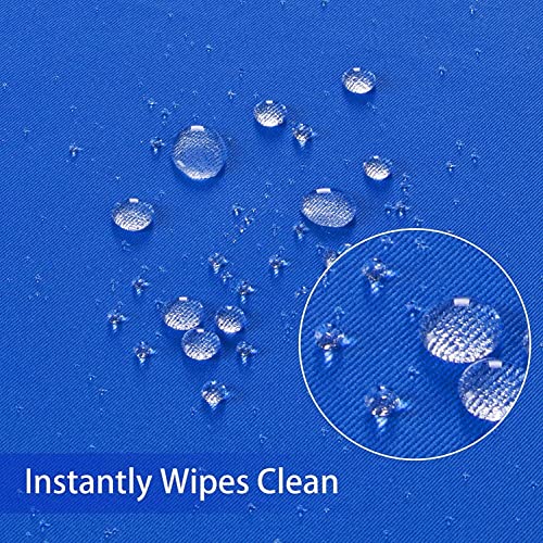 Image of Obstal 210GSM Rectangle Table Cloth, Royal Blue, 54 x 78 Inch | Water Resistance Microfiber Tablecloth, Decorative Fabric Table Cover for Outdoor and Indoor Use