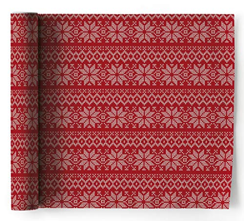 Cotton Printed Dinner Napkin - 12.6 x 12.6 In. - 6 Units per Roll - Noel