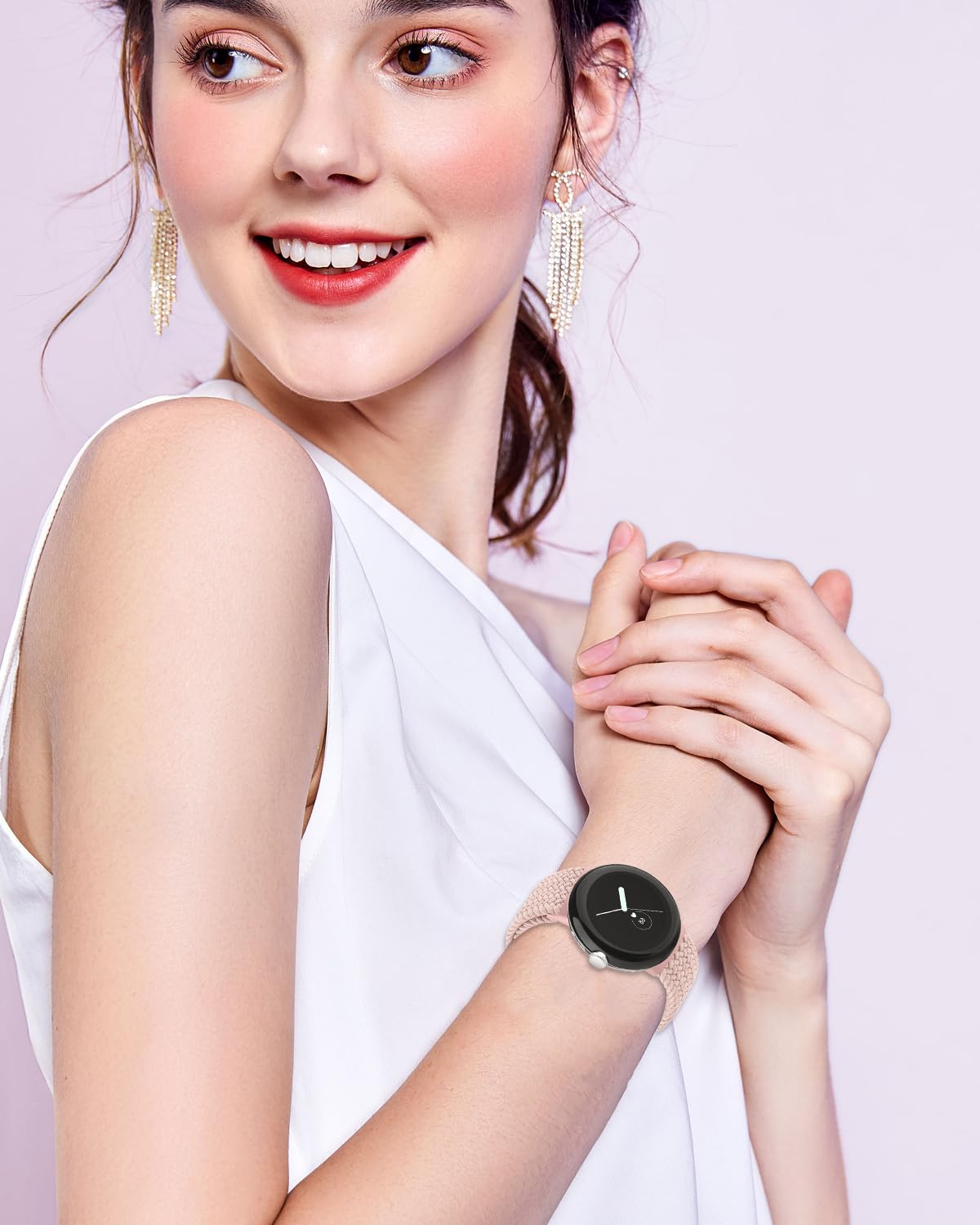 SimpleThings Braided Bracelets for Google Pixel Watch 2 Bracelet/Pixel Watch 1 Band/3 Bracelet (41 mm) - Image 4