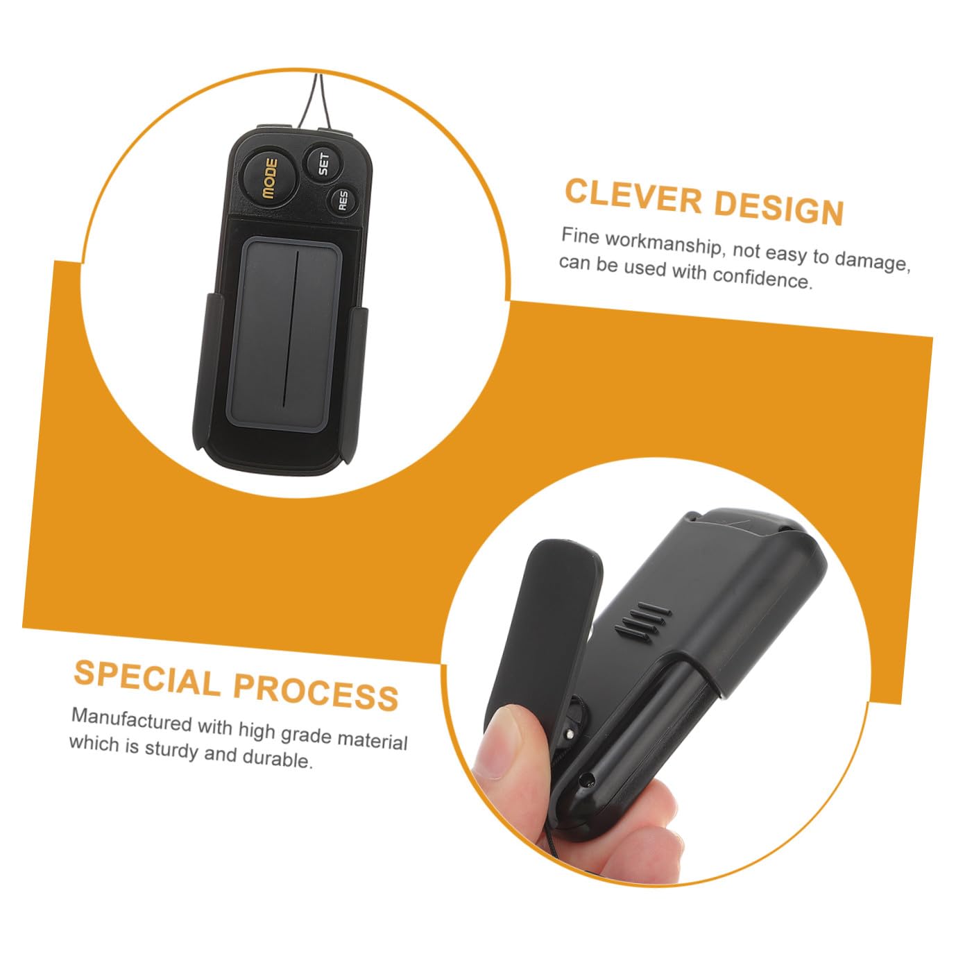 Toyvian Podomètre De Sport Compteur De De Fitness Podomètre pour La Marche La Course Podomètre Électronique Podomètre De Mesure Podomètre De Marche Clip Composant Électronique