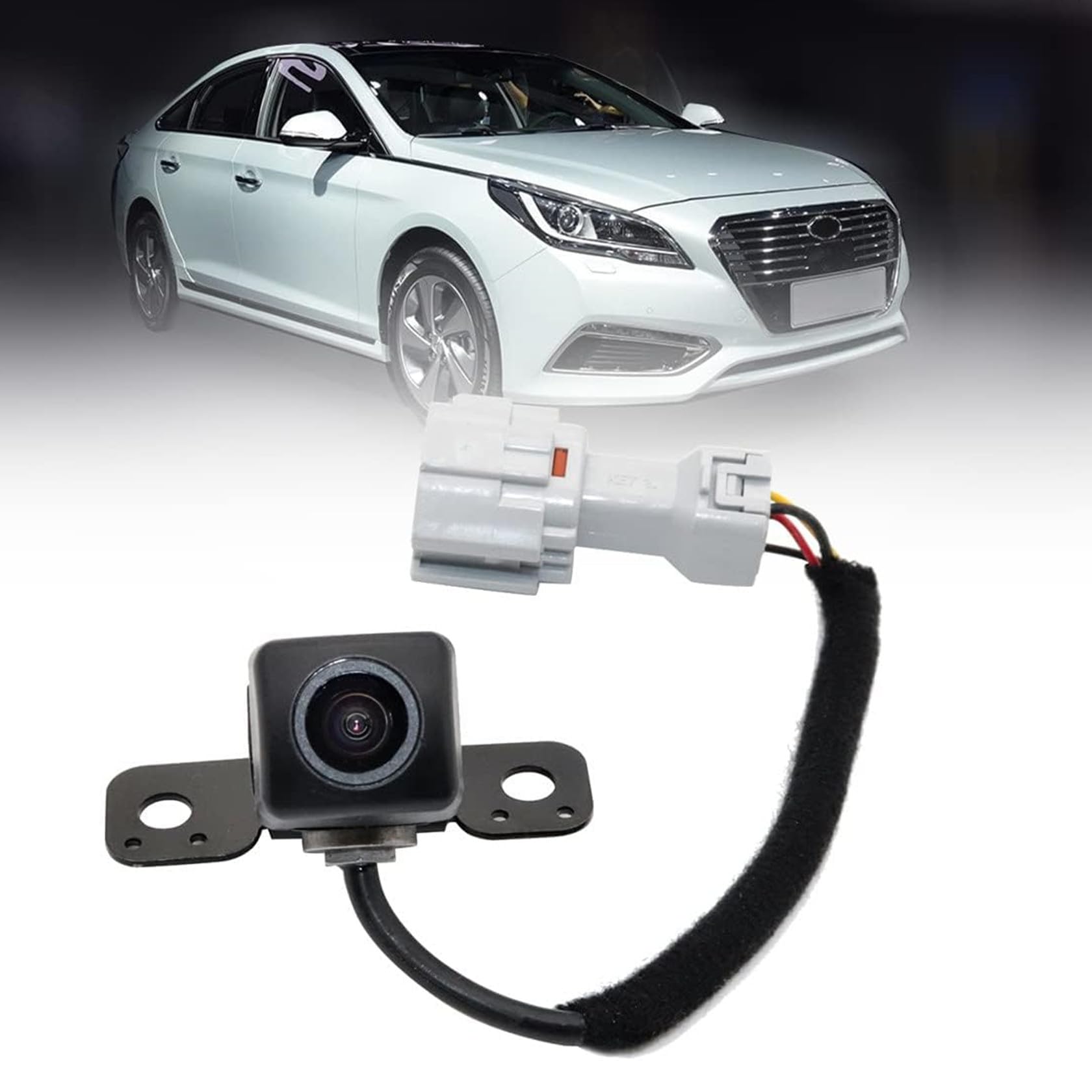 FZJDSD Rear View Backup Parking Assist Camera Compatible with Hyundai Santa Fe Sport 2.0L 2.4L 2013 2014 2015 2016 Replace 95760-2W000 95760-2W300 95760-2W000-FFF-image-25