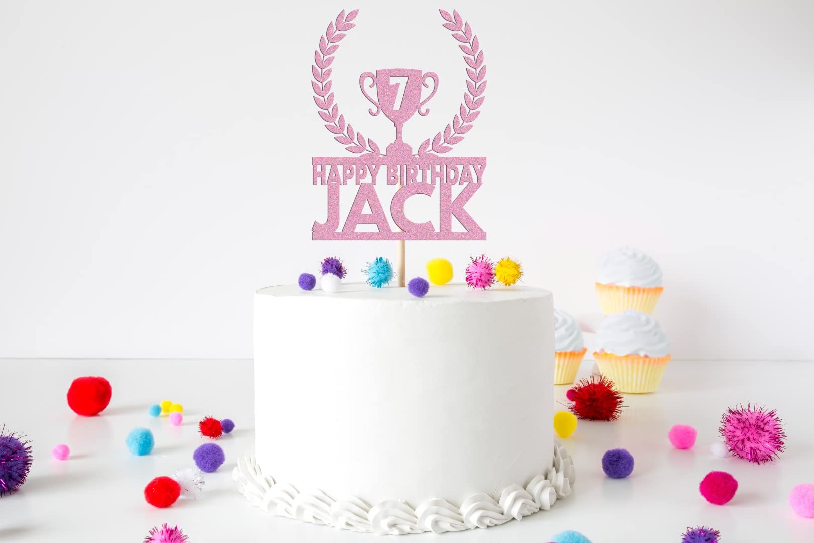 99. Topper Per Torta Di Calcio, Topper Per Torta Di Compleanno - Foto 5