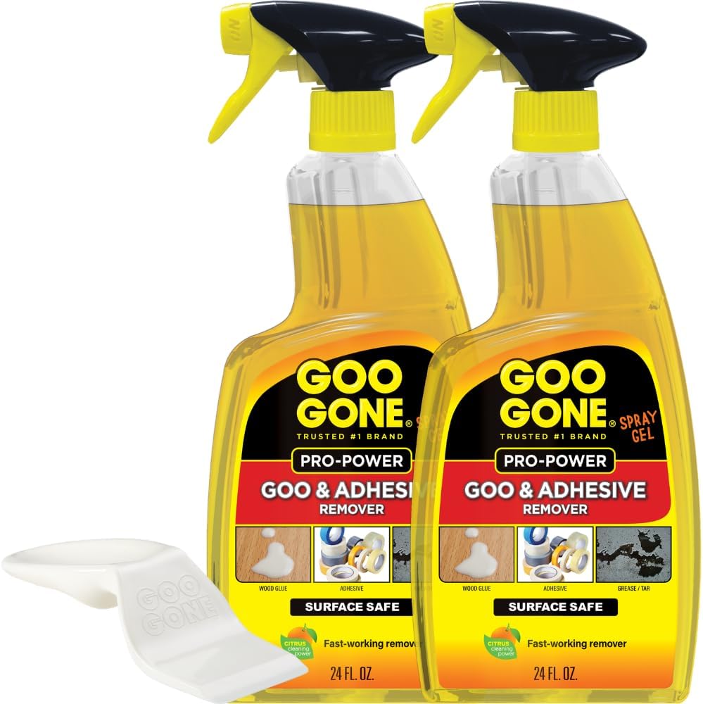 Pro-Power Spray Gel - 24 Ounce (2 Pack) - Surface Safe, Great Cleaner, No Harsh Odors, Removes Stickers, Can Be Used On Tools