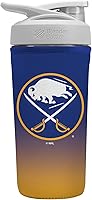 Vista 3 de Sok It BotlSok NHL Hockey Funda de Neopreno Aislada para Botella Batidora de Proteínas (Pittsburgh Penguins, Compatible con Batidora de 28oz)