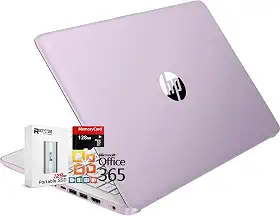 HP Laptop HD fino e leve de 14 polegadas, processador Intel N150 (Beat N4120), 8 GB de RAM, 256 GB de armazenamento (128 GB UFC + 128 GB MicroSD), Office 365, Copilot AI, WiFi 6, BT 5.4, HDMI, W/128