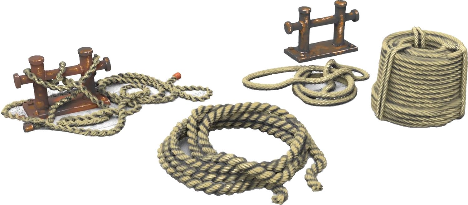 RT Diorama 1/35 Harbor Rope Bollard Miniature Accessory RTD35715