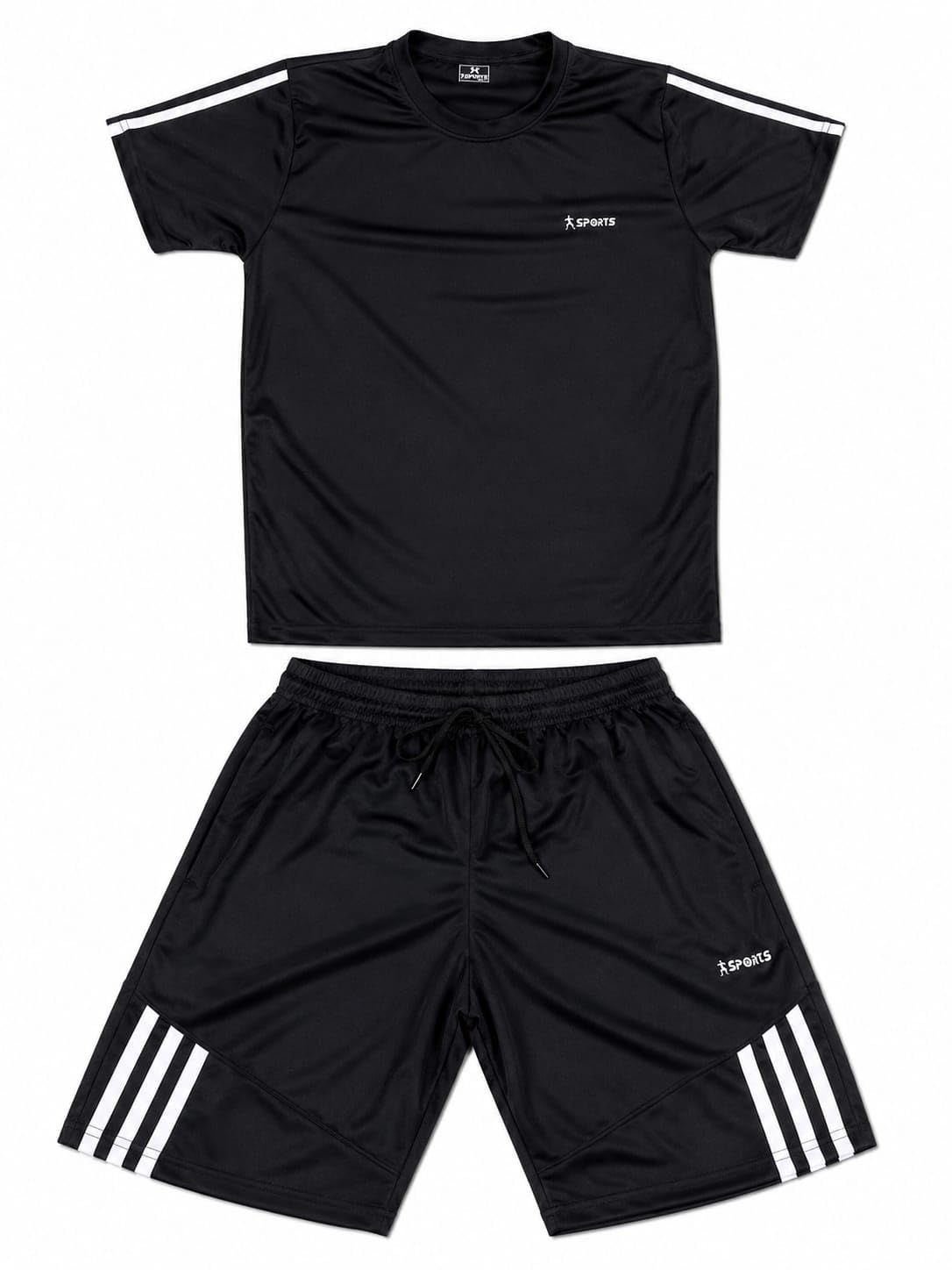 sdc homestyle Men's T-Shirts and Shorts Set | Top & Shorts Sports Set for Gym,cricket,atheletes.Sports Wear for men|Sports wear for men | Solid daily comfort|Lycra-picture-10