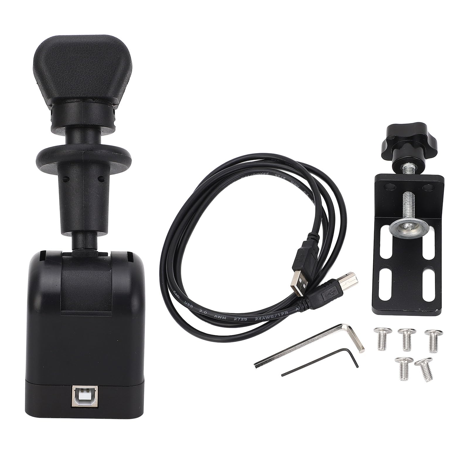 Frein à Main USB pour Camion, Frein à Main USB PC avec Poignée à Bille élargie pour G27 G29 G923, Fixation Intégrée, Plug and Play, Frein de Stationnement Intuitif