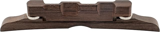 Musiclily 114mm Rosewood Adjustable Compensated Mandolin Bridge