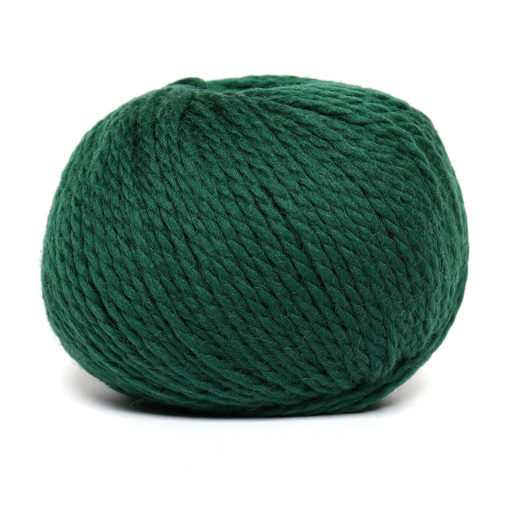 Juego de 3 madejas de lana 100% Highland (150 gramos) de peso peinado – procedente directamente de Perú – Celestial suave y perfecto para tejer y ganchillo (verde)