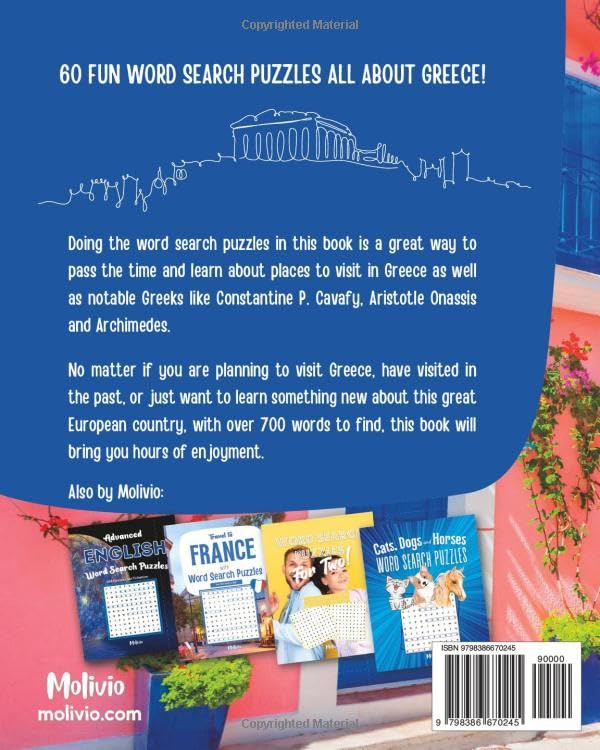 Vista 2 de Travel to Greece with Word Search Puzzles
