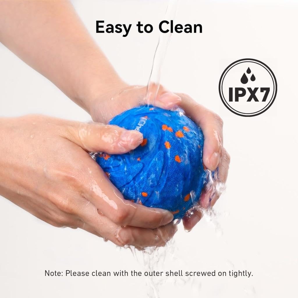 Cheerble Juguete interactivo inteligente para perros, azul, 7 cm