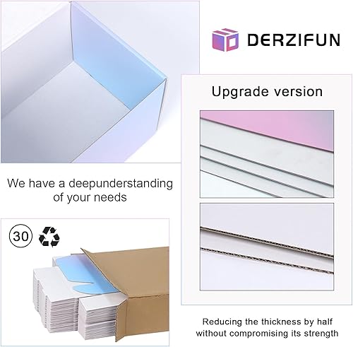 Miniatura 99 de Cajas de envío pequeñas de 6 x 4 x 2 pulgadas para pequeñas empresas, paquete de 30 cajas de correo moradas, caja de embalaje de cartón corrugado