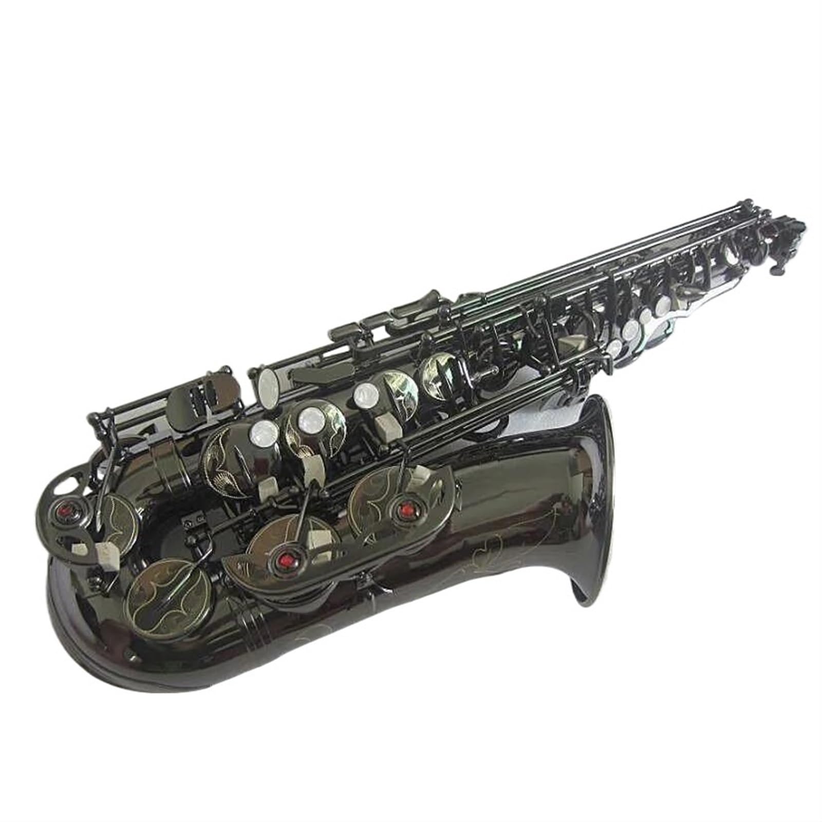 Saksofon Czarny Nikiel Saksofon Altowy Profesjonalne Instrumenty Muzyczne Saksofon Tone E Sax Z Ustnikiem
