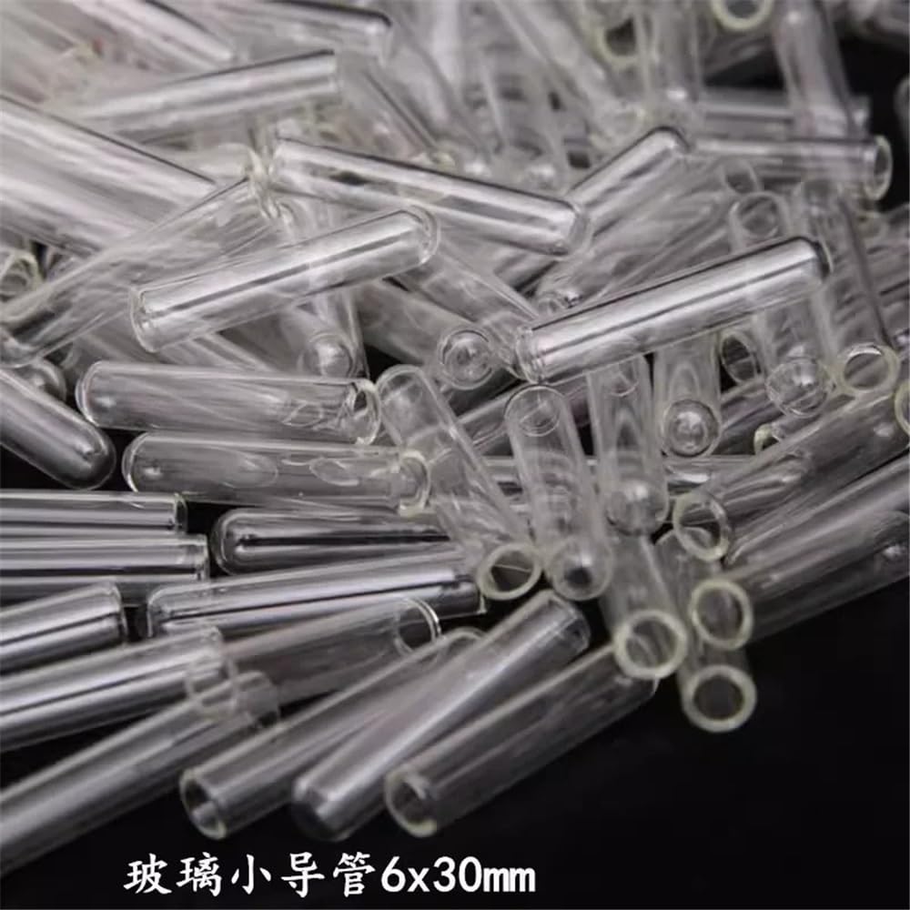 Vetreria da laboratorio 100 pezzi/confezione Duchenne Fermentation Tube 6 * 30mm High Temperature Test Tube Experiment