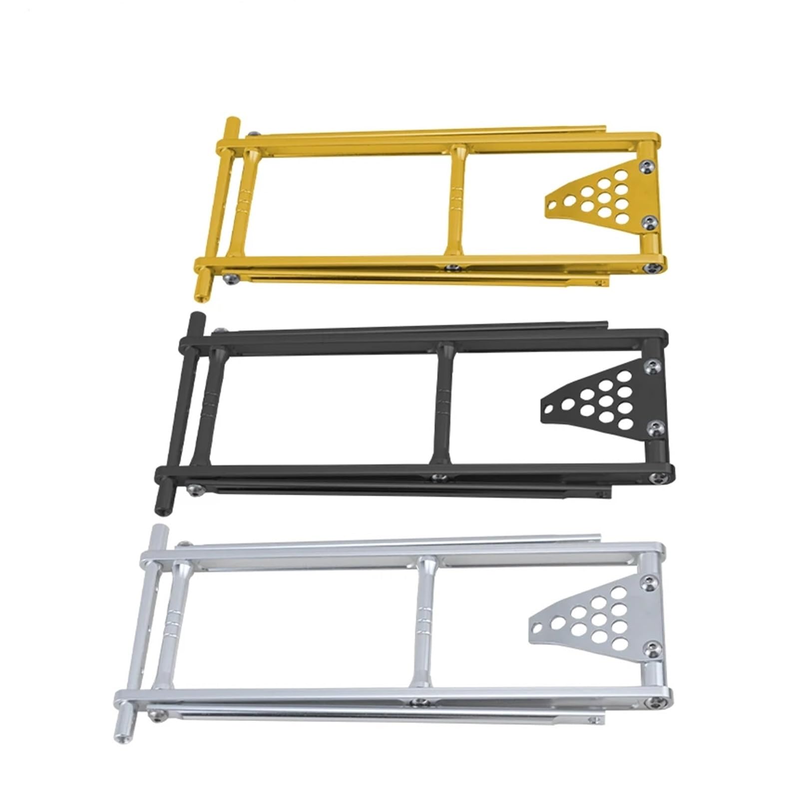 Hinterer Fahrradgepäckträger Faltbarer Gepäckträger hinten, tragbar, Regal, Aluminiumlegierung, Heckregalhalter for Fahrrad