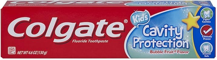 Colgate Kids Cavity Protection Toothpaste, ADA-Accepted, Bubble Fruit Flavor - 4.6 Ounce