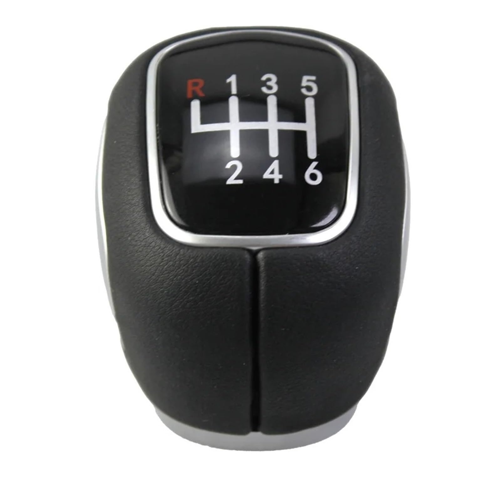 Jxewmtmc for Chevrolet for Cruze 2009-2015 Car 5/6 Speed Manual Transmission Gear Shift Knob Lever HeadBall Gear Stick Shift Cover(6 Speed-RED)