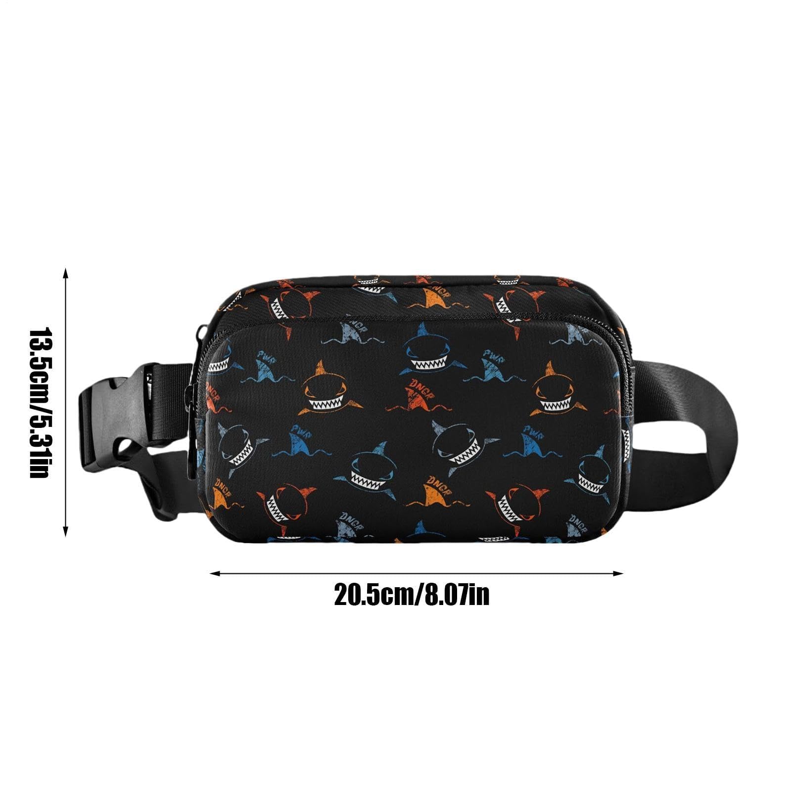 Fanny Pack dla kobiet, regulowany, odblaskowy pasek na zamek błyskawiczny do podróży, biegania, treningu, jazdy na rowerze, wędrówek, na zewnątrz, na co dzień - idealny do trzymania kluczy i
