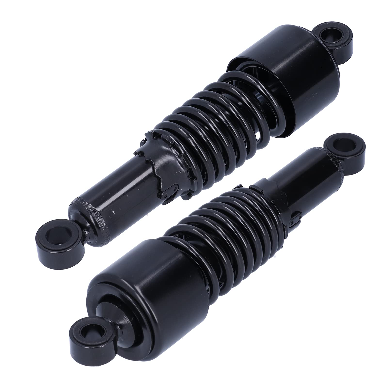 Dioche Zestaw Sprężyn Zawieszenia Para 10,5-calowych Amortyzatorów Motocyklowych do Amortyzatorów XL883, XL1200R, XL1200L, ze Stali Nierdzewnej