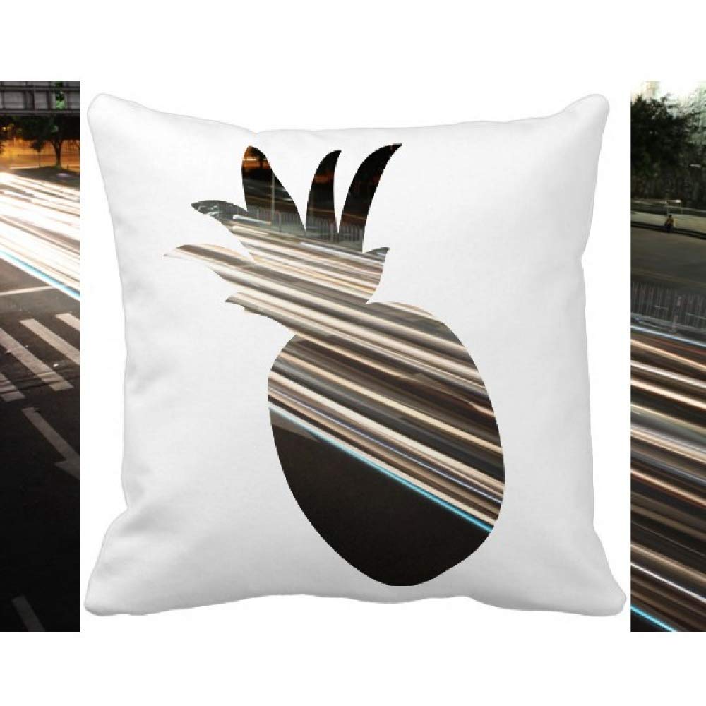 Coussin de Nuit Ville Chinoise et Ananas aux finitions soignées
