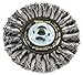 Forney 72835 Wire Wheel Brush, Industrial Pro Twist Knot with 5/8-Inch-11 and M14-by-2.0 Multi Arbor, 4-1/2-Inch-by-.020-Inch