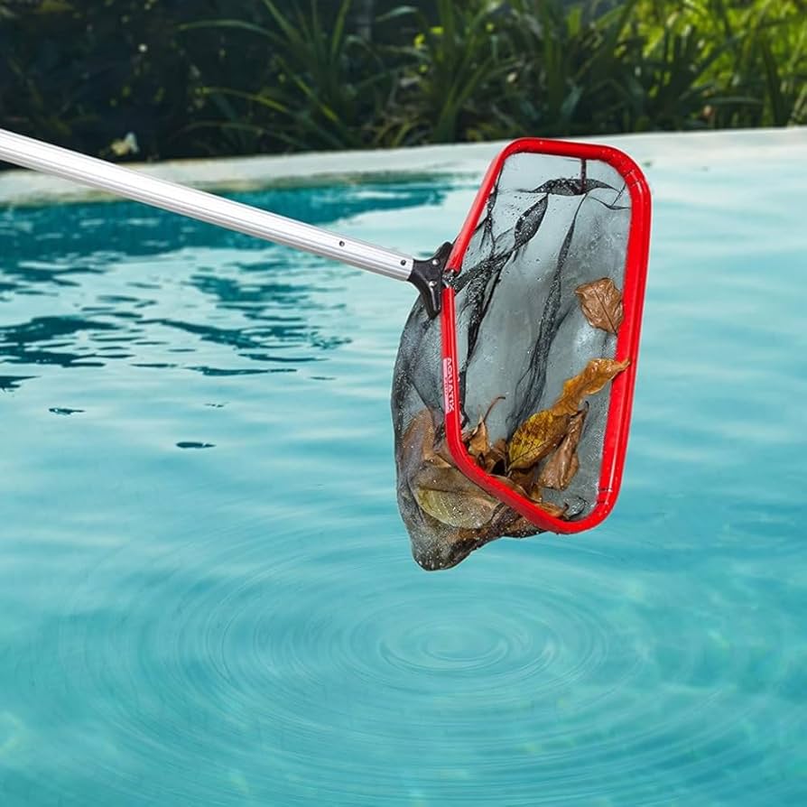 Aquatix Pro Hand Leaf Skimmer For Spa, Hot Tub & Pool With 12