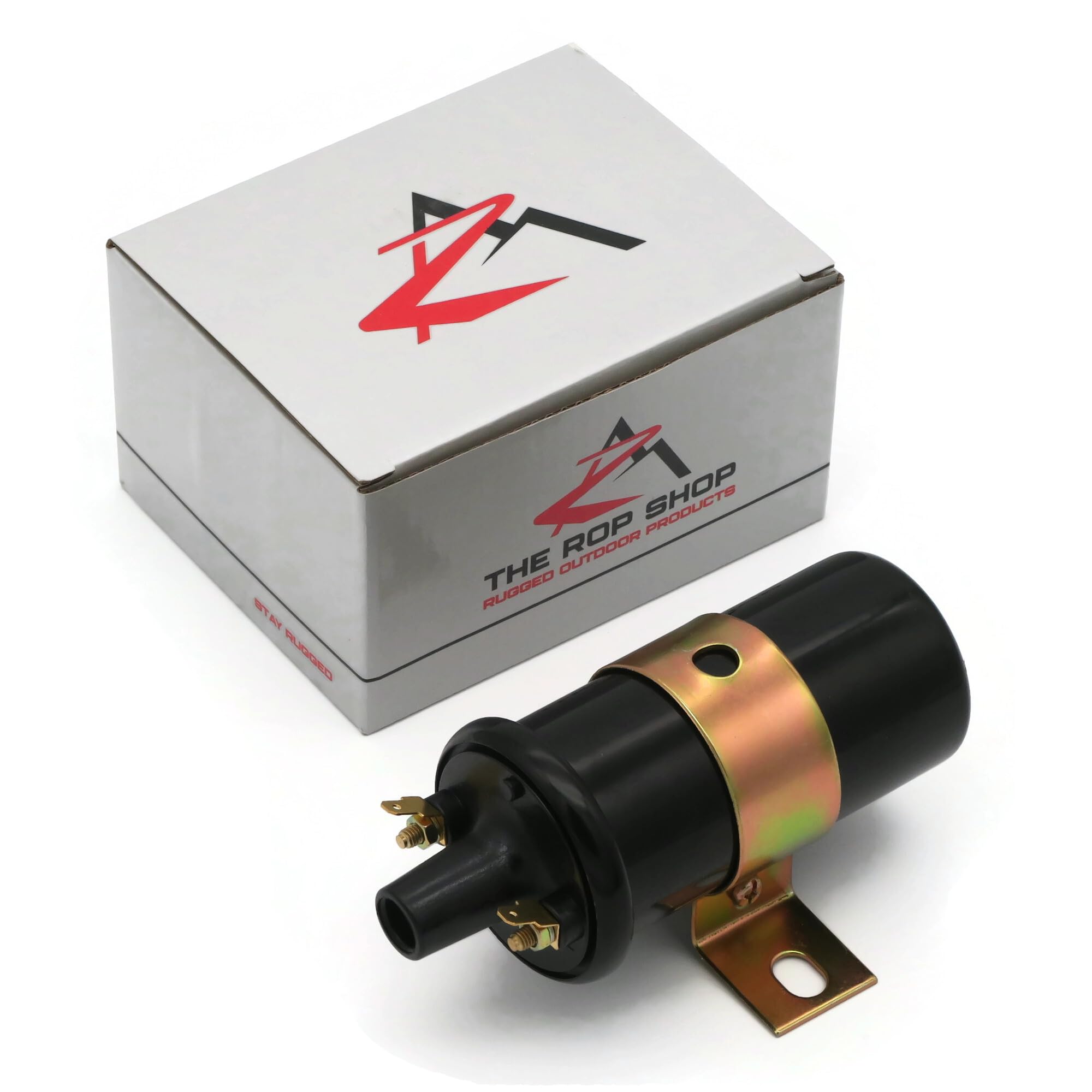 The ROP Shop | Módulo de bobina de encendido con hardware para tractor cortacésped John Deere AM132453, AM38411
