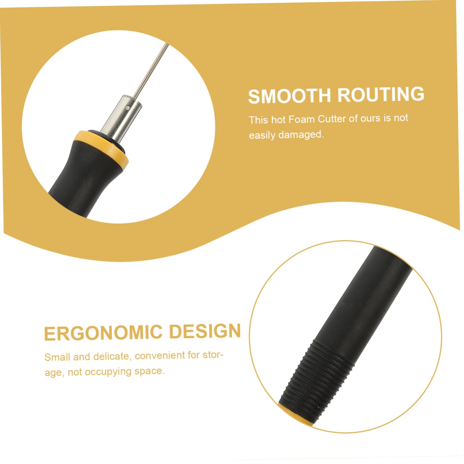 Beatifufu 2pcs Crafts Heating Pen Useful Foam Cutting Machine Easy to Carry Hot Wire Foam Cutter