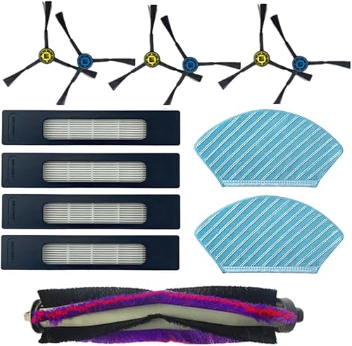 Rollo cepillo lateral cepillo HEPA filtro fregona paño reemplazo para Midea M7 M7 Pro Robotic Partes de repuesto de aspirador