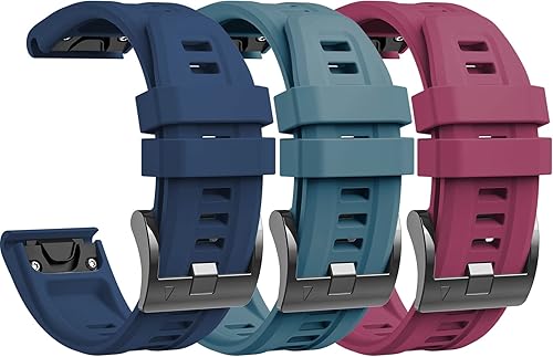 lepmok Correa de mujer de 0.787 in para Garmin Fenix 7SFenix 7S SolarFenix 7S Sapphire SolarFenix 6SFenix 6S ProFenix 5SFenix 5S Plus (paquete de 3)
