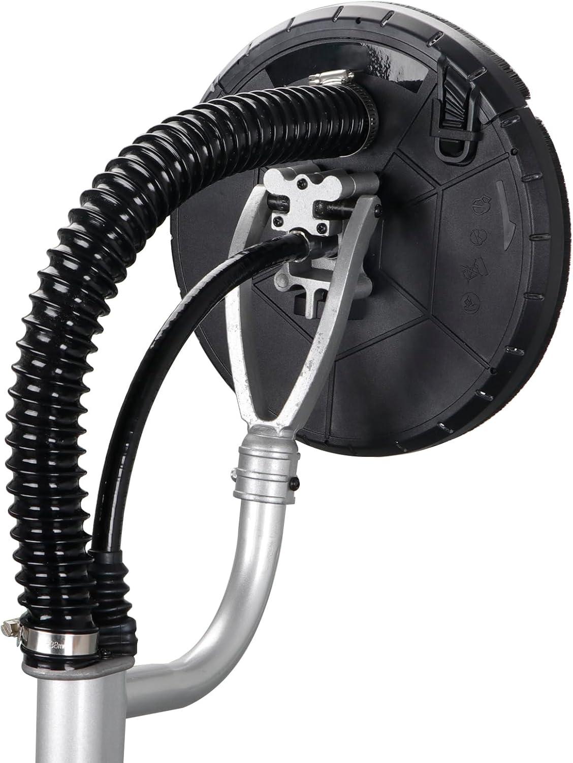 HomGarden Drywall Sander, 800W Electric Sander with Adjustable Speed 1000-2000 RPM, Commercial Wall Sander with Vacuum Port, Includes 6 Sanding Pads & Foldable Handle for Drywall and Plaster