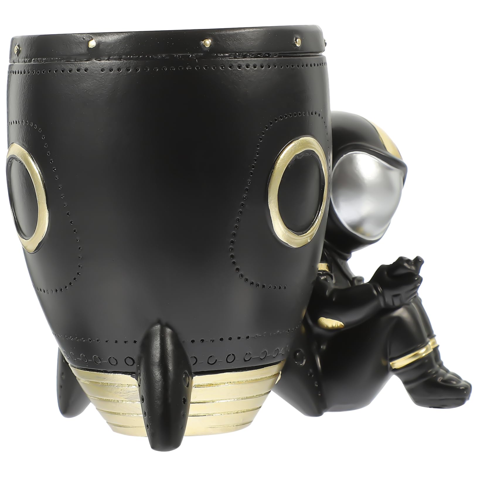 Pot à crayons astronaute noir Gadpiparty idée cadeau originale