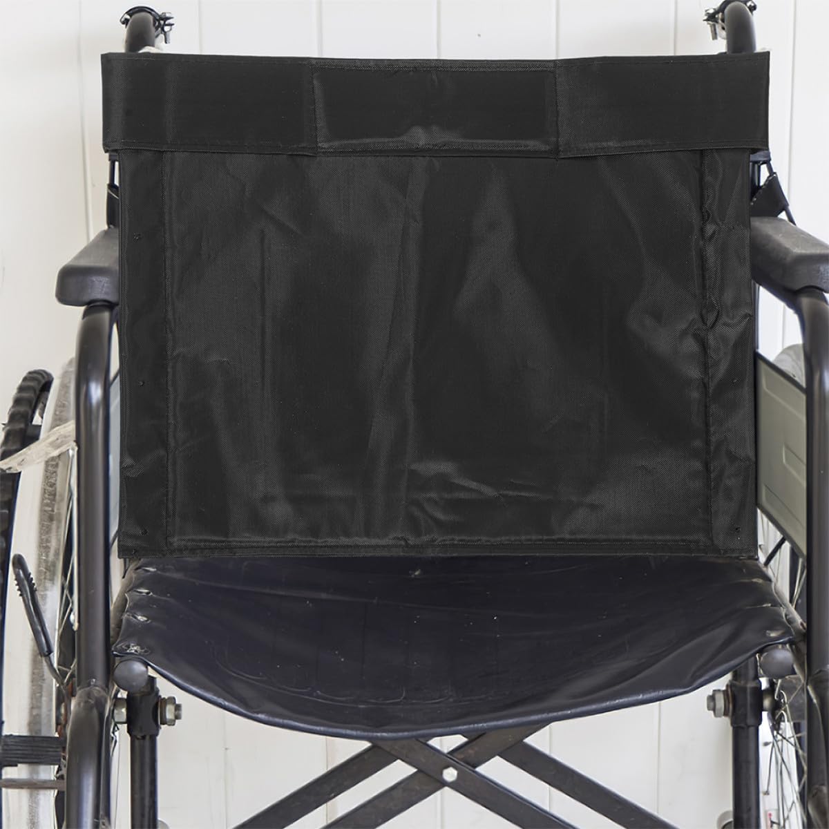 Juego de Cojín de Asiento y Respaldo para Sillas de Ruedas, Almohadilla Antideslizante de Tela Oxford Negra, Diseño Ergonómico para Comodidad y Fácil Transporte