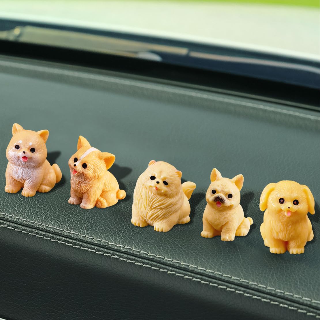 Amazon.co.jp: DeryArcle 子犬フィギュア 置物 チワワ 9 種セット ミニ