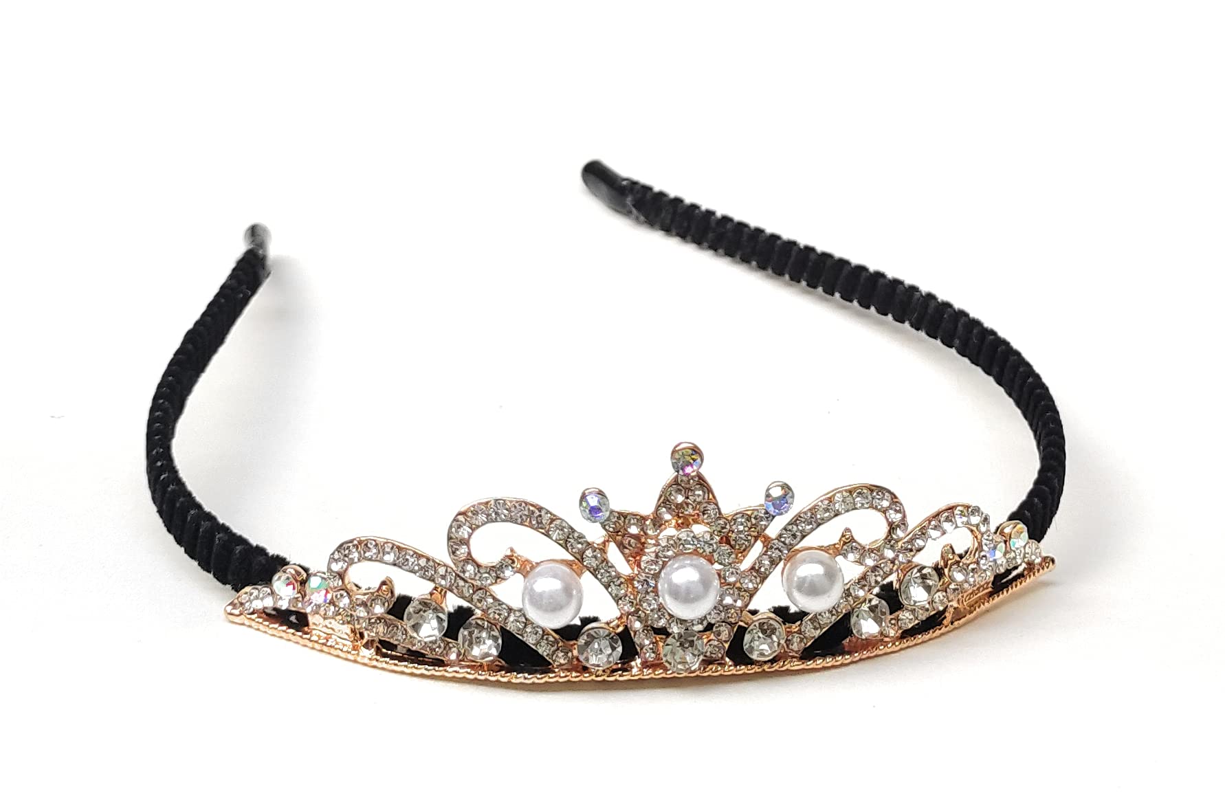 FASH Girlyz Attire Products Wedding Crown Pearls Tiara Princess Queen Headband Hairband Tiaras Wedding Parties Festival Hair Accessories For Girls/Kids And Women (Pack Of 1) (B09X5T574F) Amazon Price History, Amazon Price Tracker