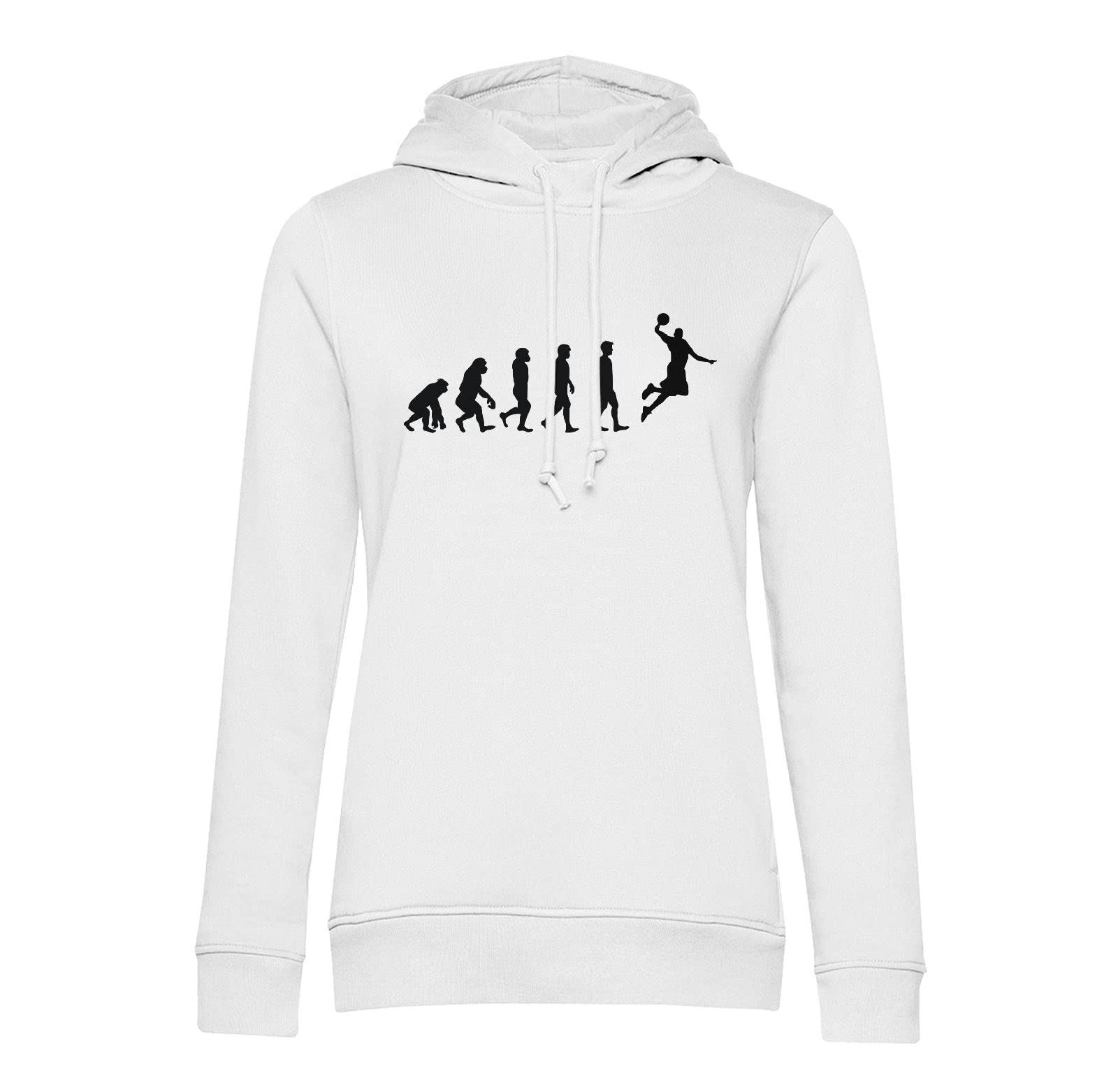 Sweat à capuche evolution basketball sport athlète en coton mélangé