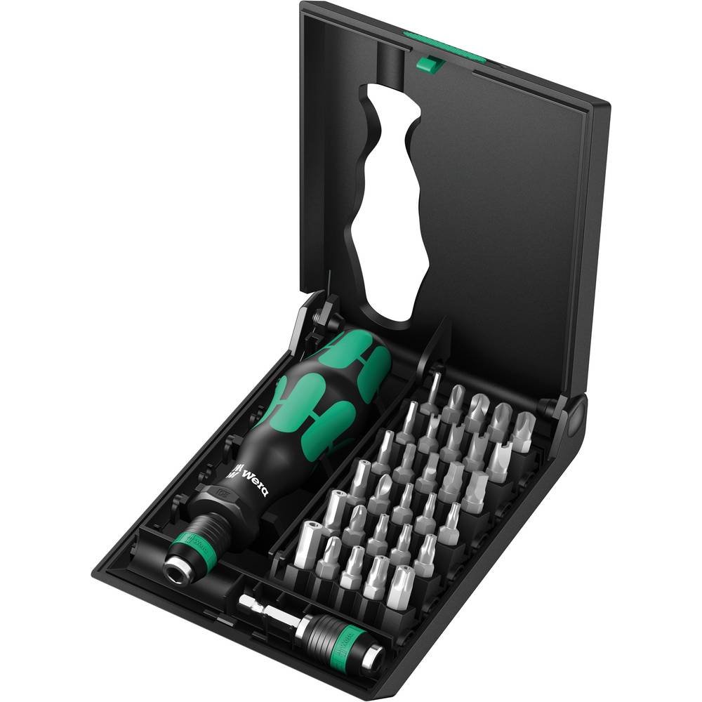 Wera 05057111001 Kraftform Kompakt 71 de Seguridad, Destornillador con surtido de puntas, 32 piezas