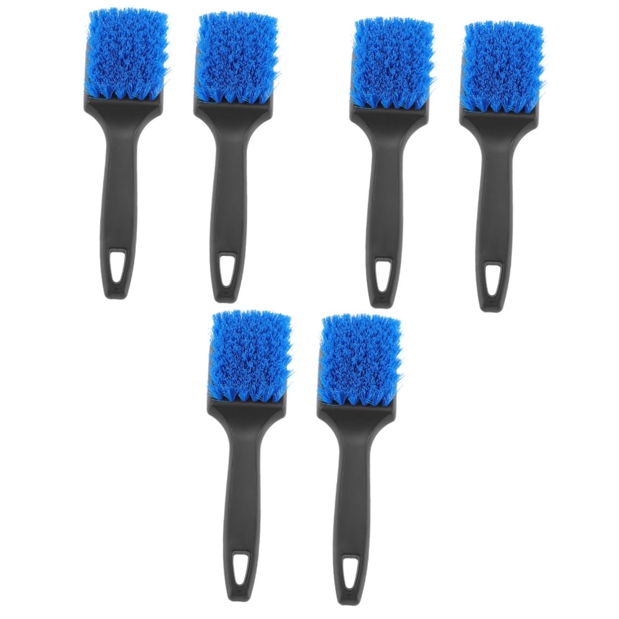 ULTECHNOVO 6pezzi Spazzola per Pulizia Pneumatici Auto di Spazzole Compatte e Pratiche per La Manutenzione delle Ruote Design Resistente e Versatile per Lavaggio Auto e Cura Veicoli Facile da