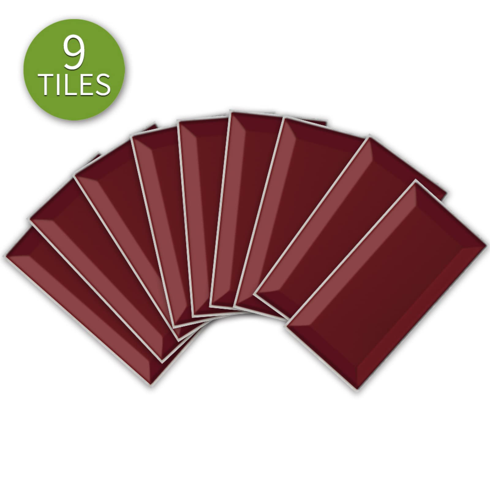 Lot De 12 Autocollants 3D Pour Carrelage Mural - Protection Anti