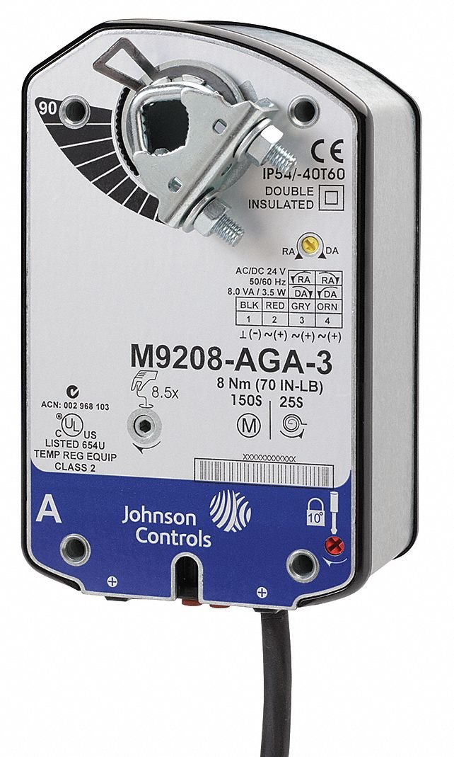 Johnson Controls M9208AGA3 Series M9208 Electric SpringReturn Damper