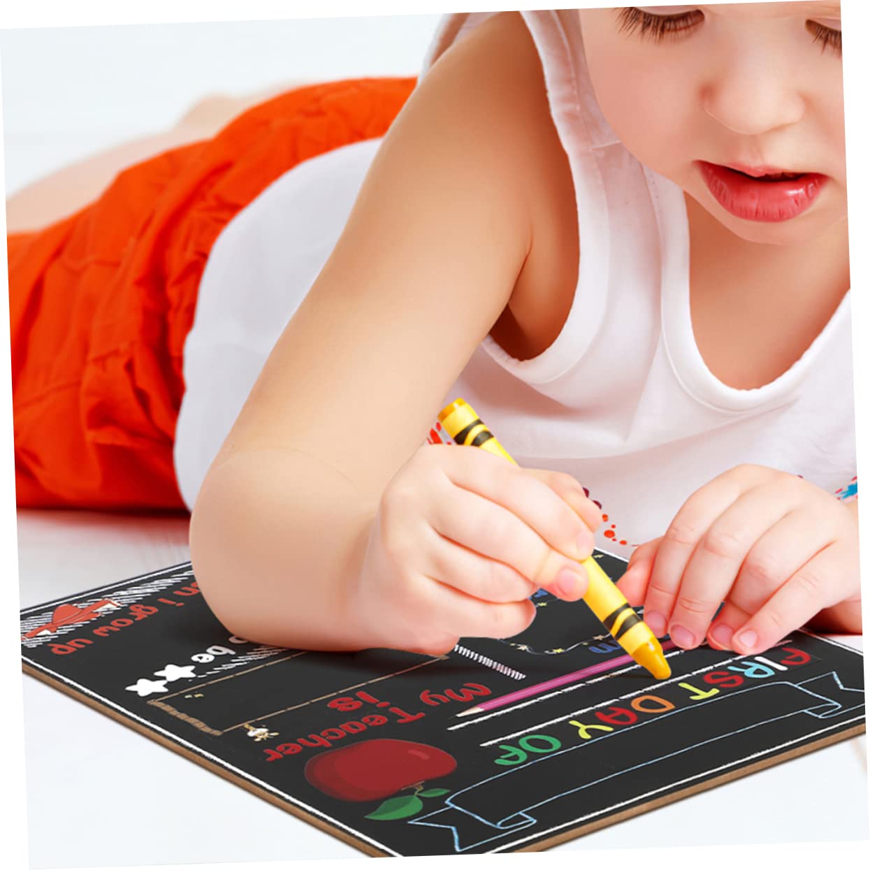 STOBOK 8stücke Kindergarten Tafel Doppelseitige Kreidetafel Für Ersten Schultag Dekorative Holzschilder Für Mädchen Für Und Kreative Aktivitäten