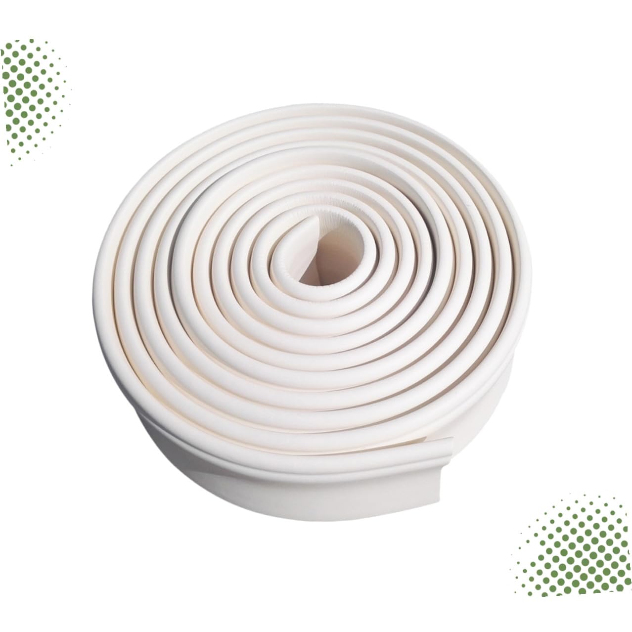 Sticker Mural Plinthe Blanc en Nbr pour Décoration Murale Simple et Élégante, Autocollant Facile à Poser pour Salon et Maison